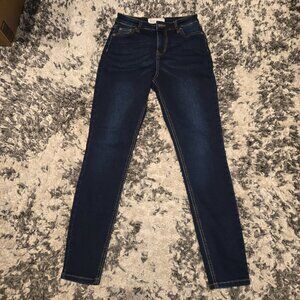 Ardene Women’s EightyTwo High-Rise Skinny Jeggings | Size 5 | Dark Wash